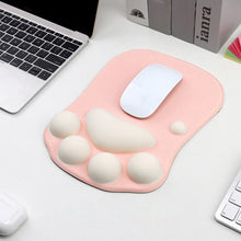 Load image into Gallery viewer, 1PC 3D Cat Paw Mouse Pad Creative Increase Thickened Silicone Wrist Brace Office Gaming Equipment
