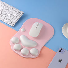 Load image into Gallery viewer, 1PC 3D Cat Paw Mouse Pad Creative Increase Thickened Silicone Wrist Brace Office Gaming Equipment
