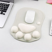 Load image into Gallery viewer, 1PC 3D Cat Paw Mouse Pad Creative Increase Thickened Silicone Wrist Brace Office Gaming Equipment
