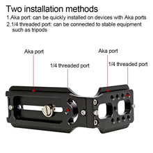 Load image into Gallery viewer, 1PC Camera L Bracket Quick Release Plate Universal Camera Tripod Nikon Canon Sony Fuji Stabilizer
