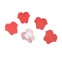 Load image into Gallery viewer, 20PCS Waterproof Breathable Woundplast Heart Red Lip Shape Cute Cartoon PE Adhesive Bandage Outdoor Emergency Supplies
