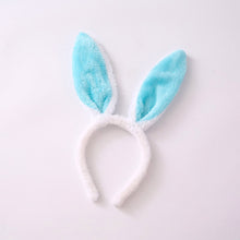 Load image into Gallery viewer, Lovely Cute Easter Hairband Kids Girls Rabbit Ear Headband Plush Hair Band with Sequin Party Decoration Supplies
