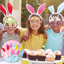 Load image into Gallery viewer, Lovely Cute Easter Hairband Kids Girls Rabbit Ear Headband Plush Hair Band with Sequin Party Decoration Supplies
