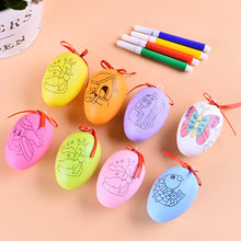 Load image into Gallery viewer, DIY Coloring Easter Egg Kids Watercolor Painting Egg Simulation Egg Toys Simulated Egg Ornaments
