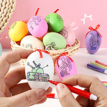 Load image into Gallery viewer, DIY Coloring Easter Egg Kids Watercolor Painting Egg Simulation Egg Toys Simulated Egg Ornaments
