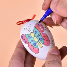 Load image into Gallery viewer, DIY Coloring Easter Egg Kids Watercolor Painting Egg Simulation Egg Toys Simulated Egg Ornaments
