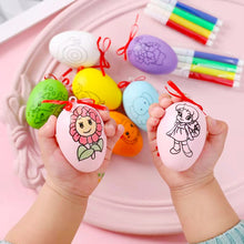 Load image into Gallery viewer, DIY Coloring Easter Egg Kids Watercolor Painting Egg Simulation Egg Toys Simulated Egg Ornaments
