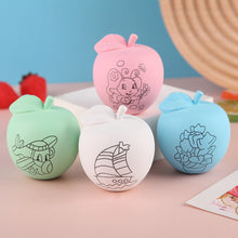 Load image into Gallery viewer, DIY Coloring Easter Egg Kids Watercolor Painting Egg Simulation Egg Toys Simulated Fruit Apple Peach Ornaments
