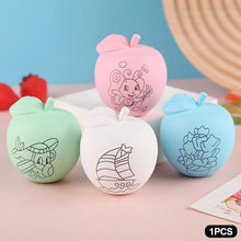 Load image into Gallery viewer, DIY Coloring Easter Egg Kids Watercolor Painting Egg Simulation Egg Toys Simulated Fruit Apple Peach Ornaments
