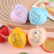 Load image into Gallery viewer, DIY Coloring Easter Egg Kids Watercolor Painting Egg Simulation Egg Toys Simulated Fruit Apple Peach Ornaments
