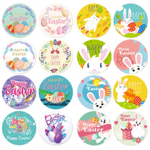 Load image into Gallery viewer, 500pcs/Roll Easter Bunny Egg Cartoon Decoration Roll Sticker Gifts Bag Sealing Adhesive Label Easter Day Holiday Happy Label
