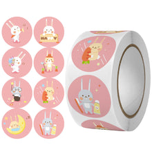 Load image into Gallery viewer, 500pcs/Roll Easter Bunny Egg Cartoon Decoration Roll Sticker Gifts Bag Sealing Adhesive Label Easter Day Holiday Happy Label
