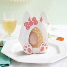 Load image into Gallery viewer, 10Pcs Easter Candy Box Cute Egg Rabbit Ear Paper Boxes Biscuit Packing Bags for Birthday Baby Shower Party Favors Box Decoration

