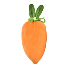Load image into Gallery viewer, Easter Velvet Drawstring Gift Bag Carrot Velvet Jewelry Basket Candy Bags Drawstring Bag for Party Decorations Cookie Snack Packing Bags
