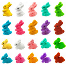 Load image into Gallery viewer, 1pc Easter Artificial Foam Rabbit Ornaments Party Home DIY Decoration Felting Velvet Bunny Simulation Rabbit Ornaments
