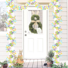 Load image into Gallery viewer, 2M Spring Easter Garlands Banner Stripe Tinsel Easter Eggs Wreaths Easter Decoration for Home Party Hanging Ornaments
