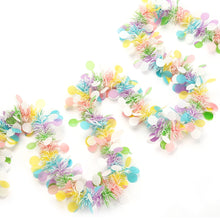 Load image into Gallery viewer, 2M Spring Easter Garlands Banner Stripe Tinsel Easter Eggs Wreaths Easter Decoration for Home Party Hanging Ornaments
