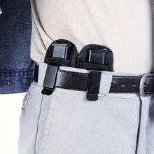 Load image into Gallery viewer, Nylon Tactical Magazine Pouch Holster Pistol 9mm Concealed Carry Mag Case with Clip Handgun Mag Pouch for Glock 19 21 Beretta 92
