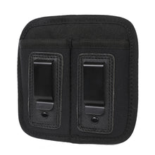 Load image into Gallery viewer, Nylon Tactical Double Magazine Pouch Holster Pistol 9mm Concealed Carry Mag Case IWB Belt Clip Holster for Glock 19 21 Beretta 92
