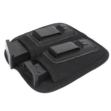 Load image into Gallery viewer, Nylon Tactical Double Magazine Pouch Holster Pistol 9mm Concealed Carry Mag Case IWB Belt Clip Holster for Glock 19 21 Beretta 92

