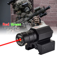 Load image into Gallery viewer, Tactical Red Green Dot Laser Sight Scope Laser Range Finder Infrared 11mm 20mm Adjustable Picatinny Rail Mount Rifle Pistol Airsoft Laser

