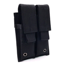 Load image into Gallery viewer, Double Pistol Mag Pouch Molle Tactical Single Double Stack Magazine Pouch for 9mm/.40 Calibers Gl 17 S&amp;W M&amp;P Sig 226 / 229 1911
