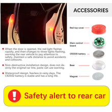 Load image into Gallery viewer, 2Pcs Universal 5LED Car Opening Door Safety Warning Light LED Anti-collision Lamp Flashing Alarm Parking Warning Light

