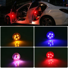 Load image into Gallery viewer, 2Pcs Universal 5LED Car Opening Door Safety Warning Light LED Anti-collision Lamp Flashing Alarm Parking Warning Light
