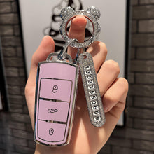 Load image into Gallery viewer, TPU Car Key Case Cover Key Protect Cover for Volkswagen VW CC Passat B6 B7 Passat 3C CC Maogotan R36 B5 B7L Auto Accessories
