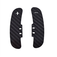 Load image into Gallery viewer, 1 Pair Car Steering Wheel Shift Paddle Magnetic Shifter Paddle Dial Shift Paddle Steering Gear Carbon Fiber for BMW 2 3 4 5 Series G Chassis
