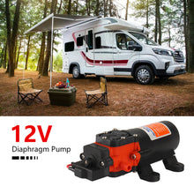 Load image into Gallery viewer, 12v Water Pressure RV Pump Diaphragm Pump DC Pump 3.8 LPM 1.0 GPM 40 PSI - Caravan/rv/boat/marine/yacht
