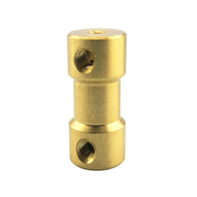 Load image into Gallery viewer, 2/2.3/3/3.17/4/5/6mm Marine Brass Coupling with Screws Coupler Accessories Brass For RC Boat Car Robot Motor Shaft
