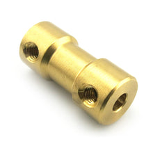 Load image into Gallery viewer, 2/2.3/3/3.17/4/5/6mm Marine Brass Coupling with Screws Coupler Accessories Brass For RC Boat Car Robot Motor Shaft
