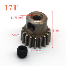 Load image into Gallery viewer, HSP Steel Metal Spur Differential Main Gear Steel Gear 17T/21T/26T/29T/64T Pinion Gear for 94103/94103pro/94107/94111/9411pro/94170/94170pro
