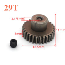 Load image into Gallery viewer, HSP Steel Metal Spur Differential Main Gear Steel Gear 17T/21T/26T/29T/64T Pinion Gear for 94103/94103pro/94107/94111/9411pro/94170/94170pro
