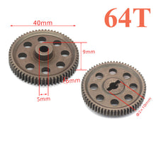 Load image into Gallery viewer, HSP Steel Metal Spur Differential Main Gear Steel Gear 17T/21T/26T/29T/64T Pinion Gear for 94103/94103pro/94107/94111/9411pro/94170/94170pro
