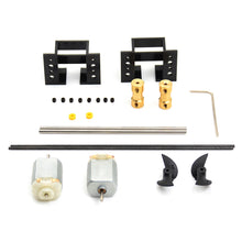 Load image into Gallery viewer, 2Set Double Motors RC Remote-Controlled Boat Motor Drive Set 130 Motor Kit For DIY Model Ship DIY Toys Models Electric Tools
