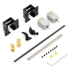 Load image into Gallery viewer, 2Set Double Motors RC Remote-Controlled Boat Motor Drive Set 130 Motor Kit For DIY Model Ship DIY Toys Models Electric Tools
