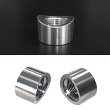 Load image into Gallery viewer, Universal Auto Parts Stainless Steel Oxygen Sensor Nut Weld Bung Plug M18x1.5 O2 Sensor Adapter Curve Notched Nut Bung
