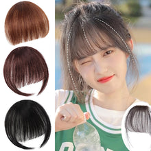 Load image into Gallery viewer, Comic Bangs Wigs Fake Bangs Cute Women with Sideburns Straight Bangs Wigs Natural Lightweight Synthetic Fiber Wigs
