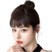 Load image into Gallery viewer, Comic Bangs Wigs Fake Bangs Cute Women with Sideburns Straight Bangs Wigs Natural Lightweight Synthetic Fiber Wigs

