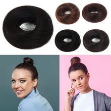 Load image into Gallery viewer, Natural Wig Ring Fluffy Ancient Style Wig Bag Lazy Hair Fiber Curly Hair Marble Head Straight Hair Ring Wig Hair Accessories
