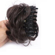 Load image into Gallery viewer, Wig Bun Head Grabbing Clip Flower Bud Head Half Bun Bride Hair Accessories Fluffy Natural Hair Curler Female Hair Curling Device
