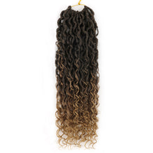 Load image into Gallery viewer, Chemical Fiber Crochet Hair Braiding Crochet Hair Synthetic Pre-Separated Springy Afro Twist Hair for Butterfly Braids Wig Piece

