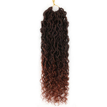 Load image into Gallery viewer, Chemical Fiber Crochet Hair Braiding Crochet Hair Synthetic Pre-Separated Springy Afro Twist Hair for Butterfly Braids Wig Piece
