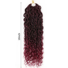 Load image into Gallery viewer, Chemical Fiber Crochet Hair Braiding Crochet Hair Synthetic Pre-Separated Springy Afro Twist Hair for Butterfly Braids Wig Piece
