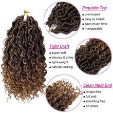 Load image into Gallery viewer, Chemical Fiber Crochet Hair Braiding Crochet Hair Synthetic Pre-Separated Springy Afro Twist Hair for Butterfly Braids Wig Piece
