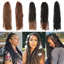 Load image into Gallery viewer, Fashion African Synthetic Braid Wig Dirty Braid Wig Synthetic Curly Crochet Hair Wig Women False Hair Piece
