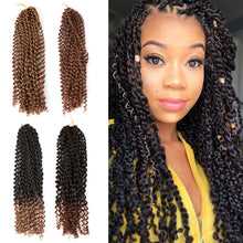 Load image into Gallery viewer, Fashion African Synthetic Braid Wig Dirty Braid Wig Synthetic Curly Crochet Hair Wig Women False Hair Piece
