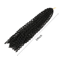 Load image into Gallery viewer, Fashion African Synthetic Braid Wig Dirty Braid Wig Synthetic Curly Crochet Hair Wig Women False Hair Piece
